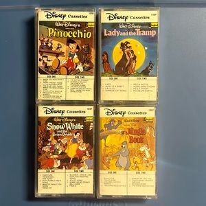 Vintage Disney Cassette Tapes